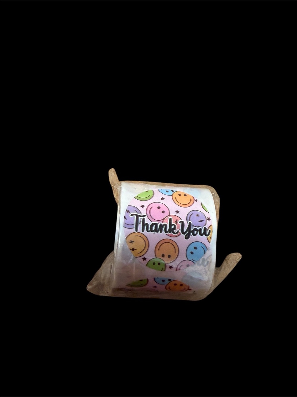 Thank You Smiley Face Sticker Roll - (150 Count)